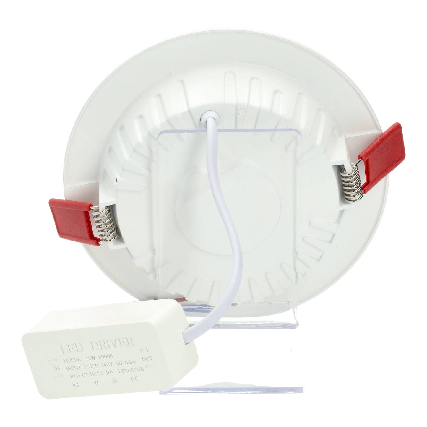 Downlight Circular Encastrar LED 12W Branco 1200lm IP44
