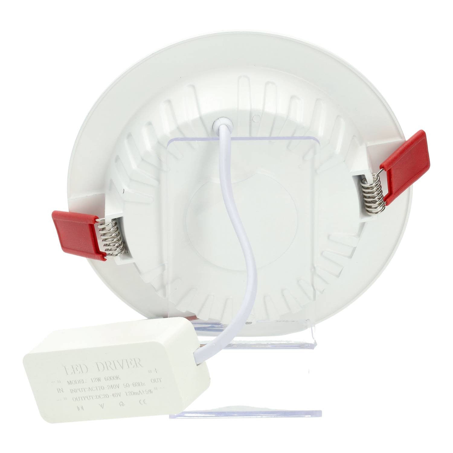 Downlight Circular Encastrar LED 12W Branco 1200lm IP44