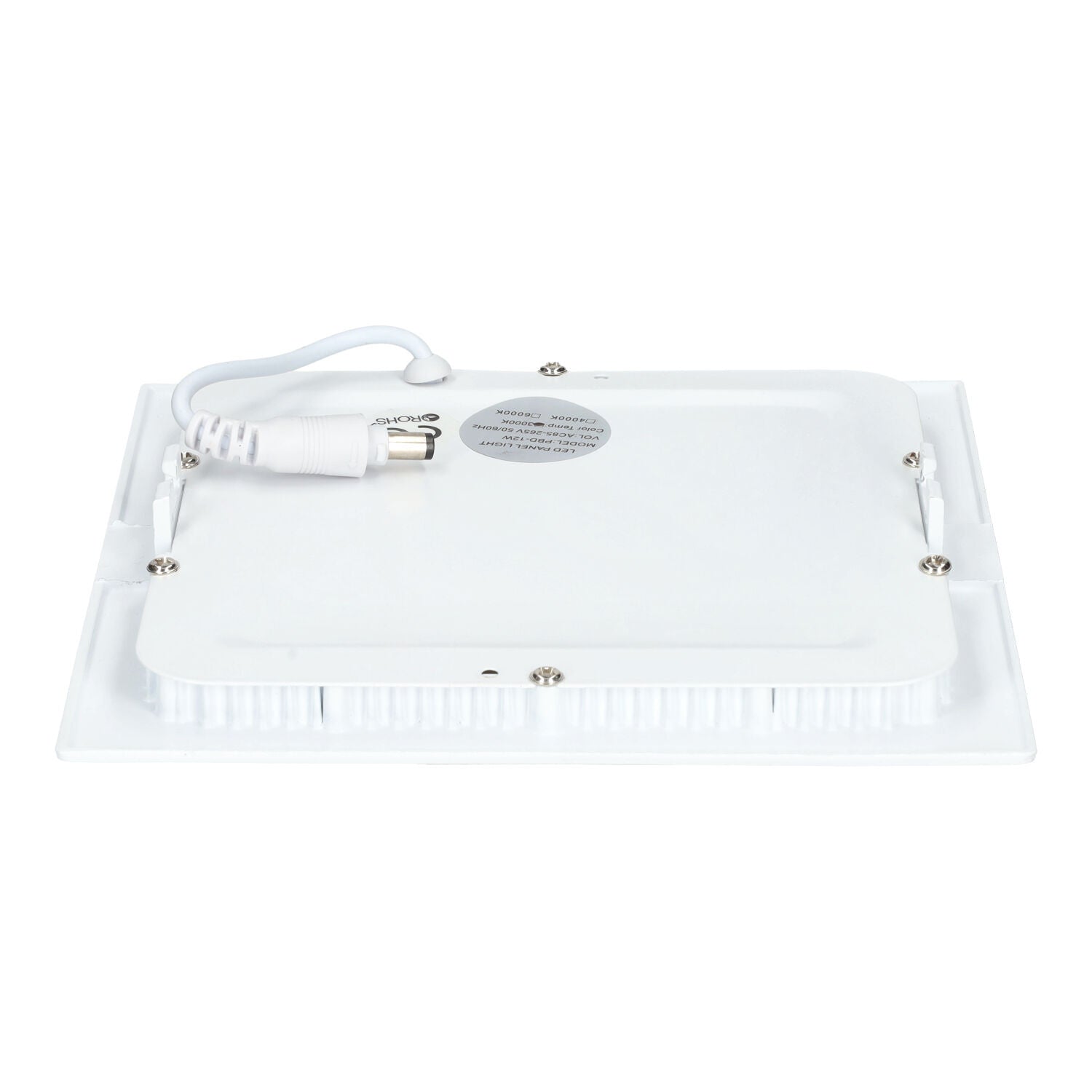 Downlight LED Quadrado Extraplano 12W Branco 1080lm Encastrar