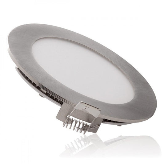 Painel LED 6W 600Lm 2700ºK Circular Níquel Acetinado 50.000H [GL-CL-R6N-WW]