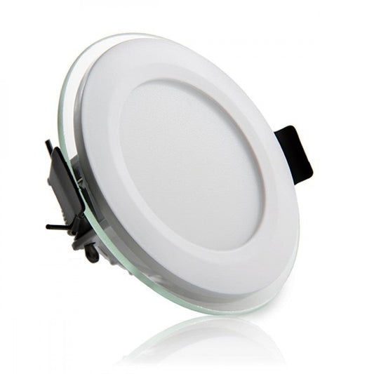Downlight LED 6W 600Lm 4200ºK Vidro Circular Ø95Mm 40.000H [GR-MB01-6W-OW]