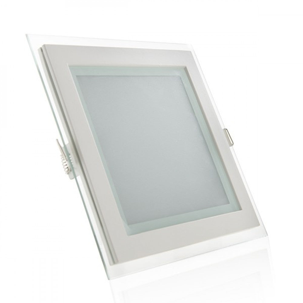 Downlight LED 15W 1500Lm 6000ºK Quadrado Vidro 40.000H [GR-MB02-15W-CW]