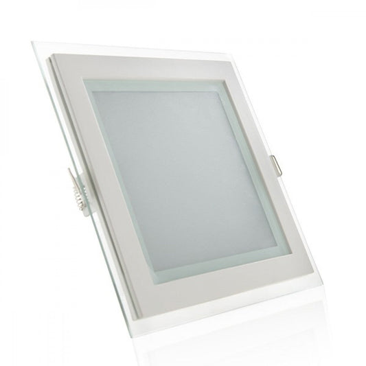 Downlight LED 15W 1500Lm 4200ºK Quadrado Vidro 40.000H [GR-MB02-15W-W]