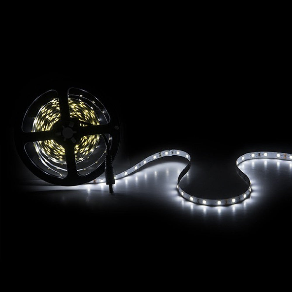 Faixa de 300 LEDs 40W 4.000Lm CRI85 6000ºK SMD2835 24VDC IP20 x5M 40.000H [GR-RDT2835-60-24-CW]-Branco Frio