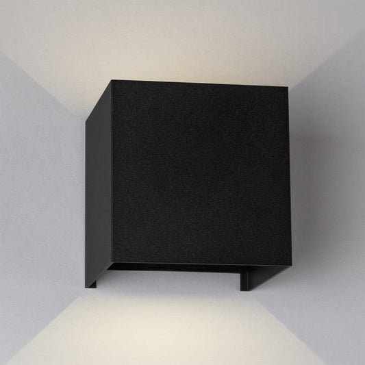 Aplique LED para exterior 2x5W 100Lm/W IP65 Preto 2700ºK [HO-APL06-IP65-B-WW]