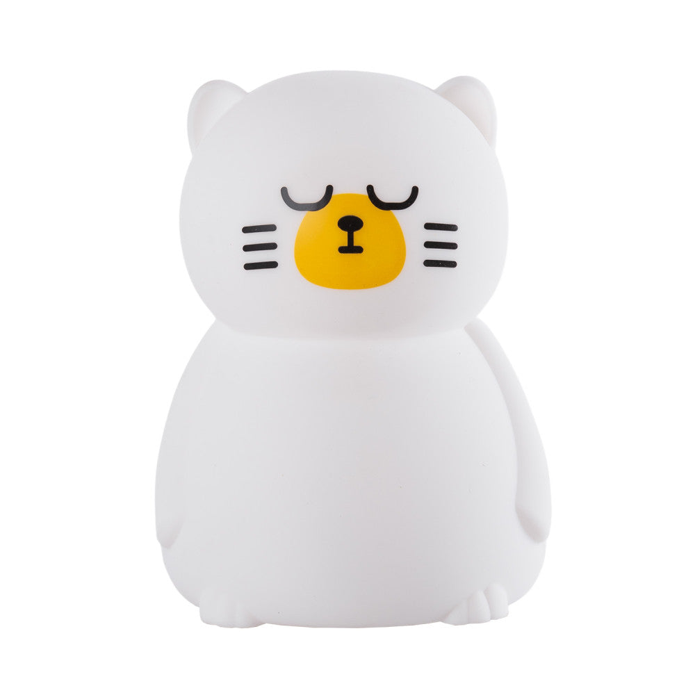 Candeeiro de mesa LED infantil regulável por palmas 5VDC/USB 6500K [HO-GATO-WW-CW]