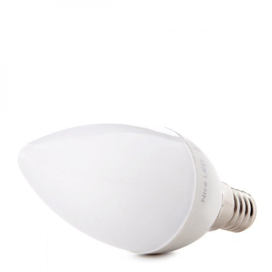 Lâmpada LED E14 5W 384Lm 2700ºK 40.000H [HO-C37-E14-5W-RC-WW]