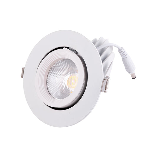 Foco Downlight LED 20W 3000Lm 4000ºK Circular Ajustável 40.000H [HO-COB-C-OR-20W-W]