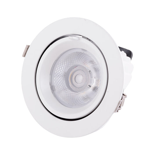 Foco Downlight LED 30W 4500Lm 4000ºK Circular Ajustável 40.000H [HO-COB-C-OR-30W-W]