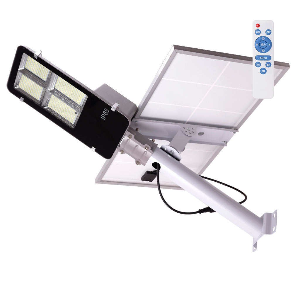 Luz de rua solar LED - controle remoto - regulável - painel: 6V 300W Bateria: 3,2V 30000MaH [HO-FAR-SOL-300W-WW]