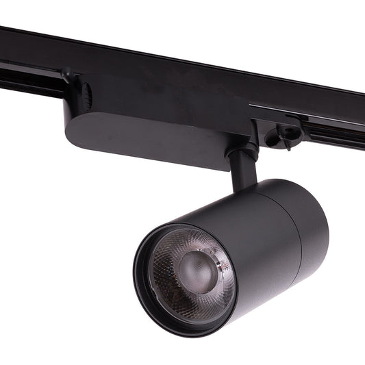 Foco de Carril LED  30W 2527Lm CRI90 2700ºK Trifásico 40.000H [HO-FC-3F-30W-B-WW]