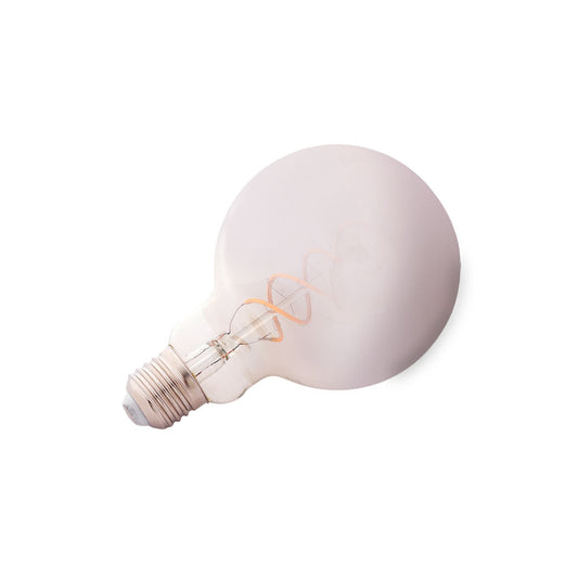 Lâmpada LED E27 4W 380Lm 2000ºK Filamento G95 40.000H [HO-G95-4W-R-SG]