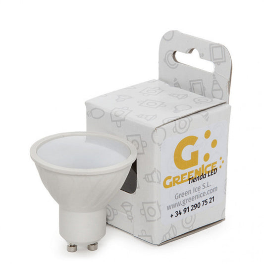 Lâmpada LED GU10 6W 500Lm 4200ºK Caixa Personalizada 40.000H [HO-GU10-SMD-6W-IC-W-EP07]