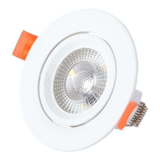 Foco Downlight Circular LED 7W 600Lm 4200ºK 38º 40.000H [HO-IN-DL7W-W]