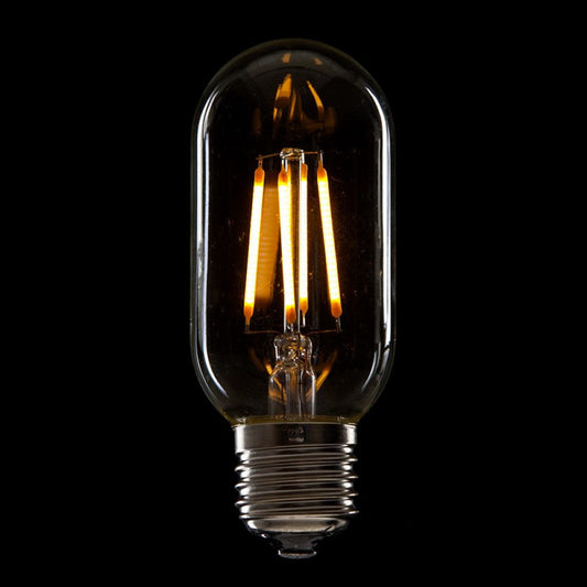 Lâmpada LED E27 4W 288Lm 2000ºK Filamento T45 40.000H [HO-LF-T45-E27-4W-WW]