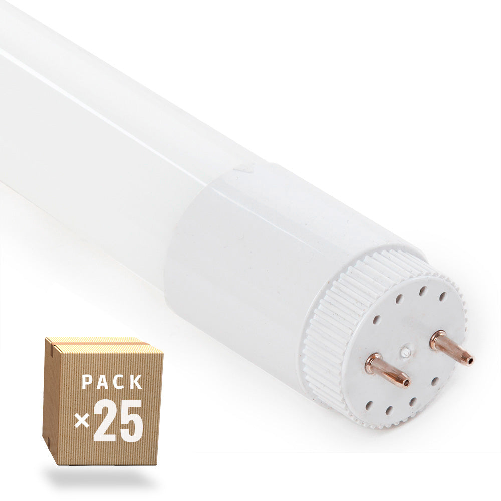 Pacote de 25 Tubos LED T8 18W 2520Lm 6000ºK Vidro 120Cm 40.000H [HO-LM1063-CW]