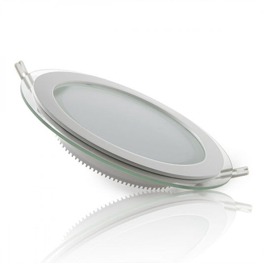 Downlight LED 18W 1800Lm 2700ºK Vidro Circular Ø200Mm 40.000H [HO-MB01-O-18W-WW