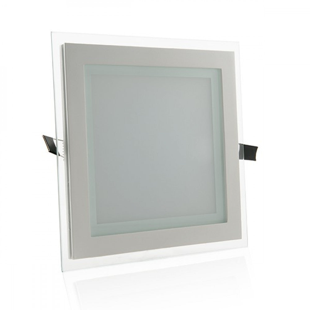 Downlight LED 18W 1800Lm 6000ºK Quadrado Vidro 40.000H [HO-MB02-18W-CW]