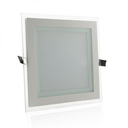 Downlight LED 18W 1800Lm 6000ºK Quadrado Vidro 40.000H [HO-MB02-18W-CW]