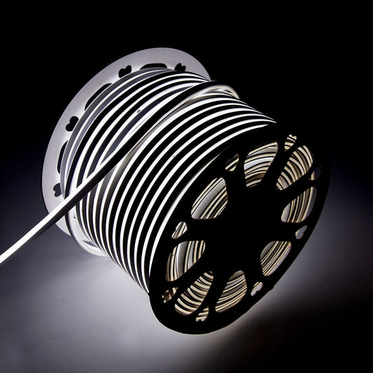 Mangueira Fita LED "Neon Flex" 6W 2700ºK 220VAC 8x16mm Simples 120xSMD2835 6W/M x1M 40.000H [HO-NSPVC8x16SOY220WW]