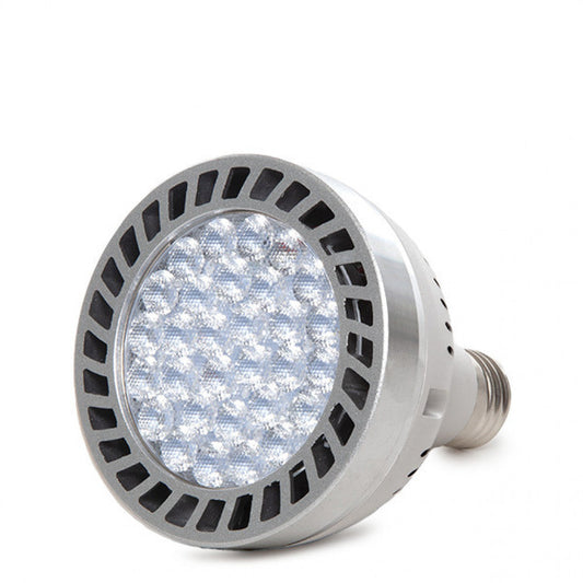 Lâmpada LED E27 45W 3650Lm 2700ºK PAR30 Ventilador 40.000H [HO-PAR30-45-WF-WW]