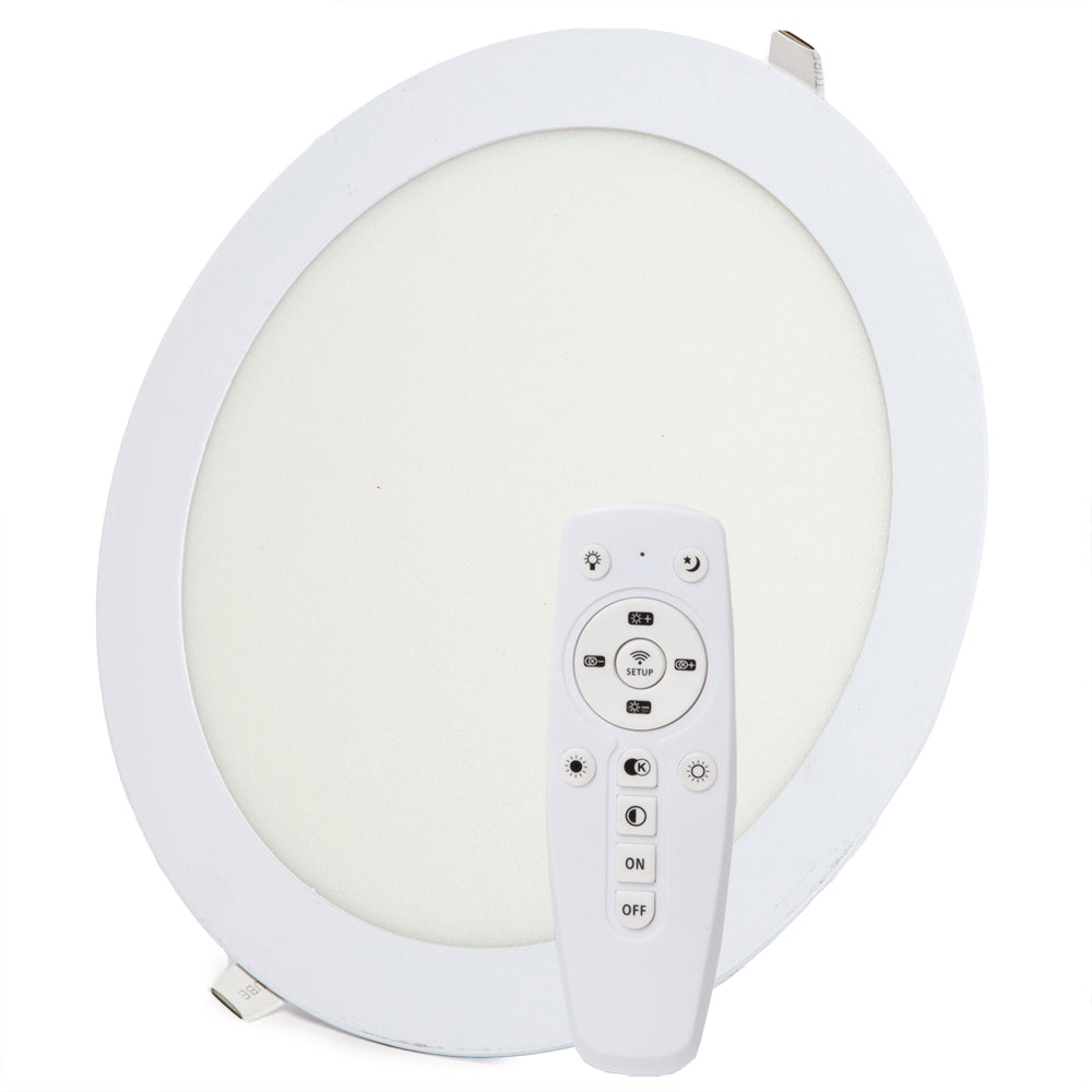 Painel LED 18W 1.800Lm Controle Remoto (Intensidade-CCT) 40.000H [HO-PL-18W-RC]
