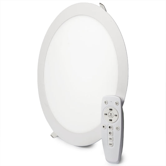 Painel de LED 24W 2400Lm Controle Remoto (Intensidade-CCT) 40.000H [HO-PL-24W-RC]
