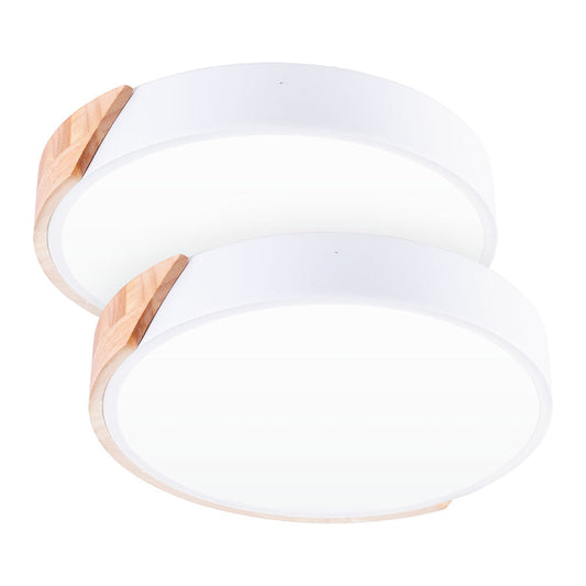 Pacote de 2 Luzes de Teto LED 18W 1.800Lm Redondas BiColor "Veronica" CCT Selecionável 40.000H [HO-PL-BI-18W-03-PK2]