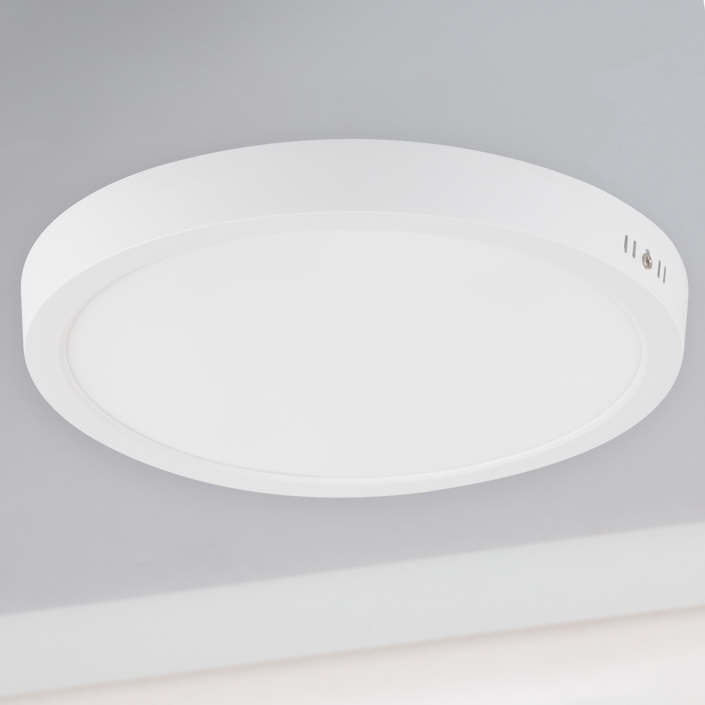 Plafon de superfície LED 100Lm/W 24W 2400Lm 6000ºK IP20 [HO-PLC-24W-2400LM-CW]