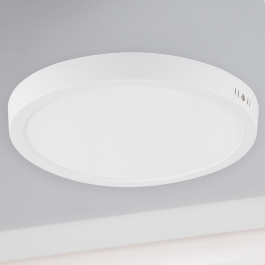 Plafon de superfície LED 100Lm/W 24W 2400Lm 6000ºK IP20 [HO-PLC-24W-2400LM-CW]