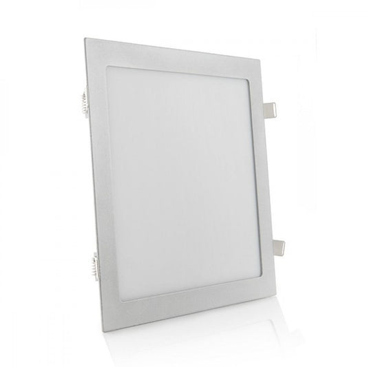 Painel LED 25W 2500Lm 4200ºK Quadrado Prata 40.000H [HO-RDP-25W-MP-W]