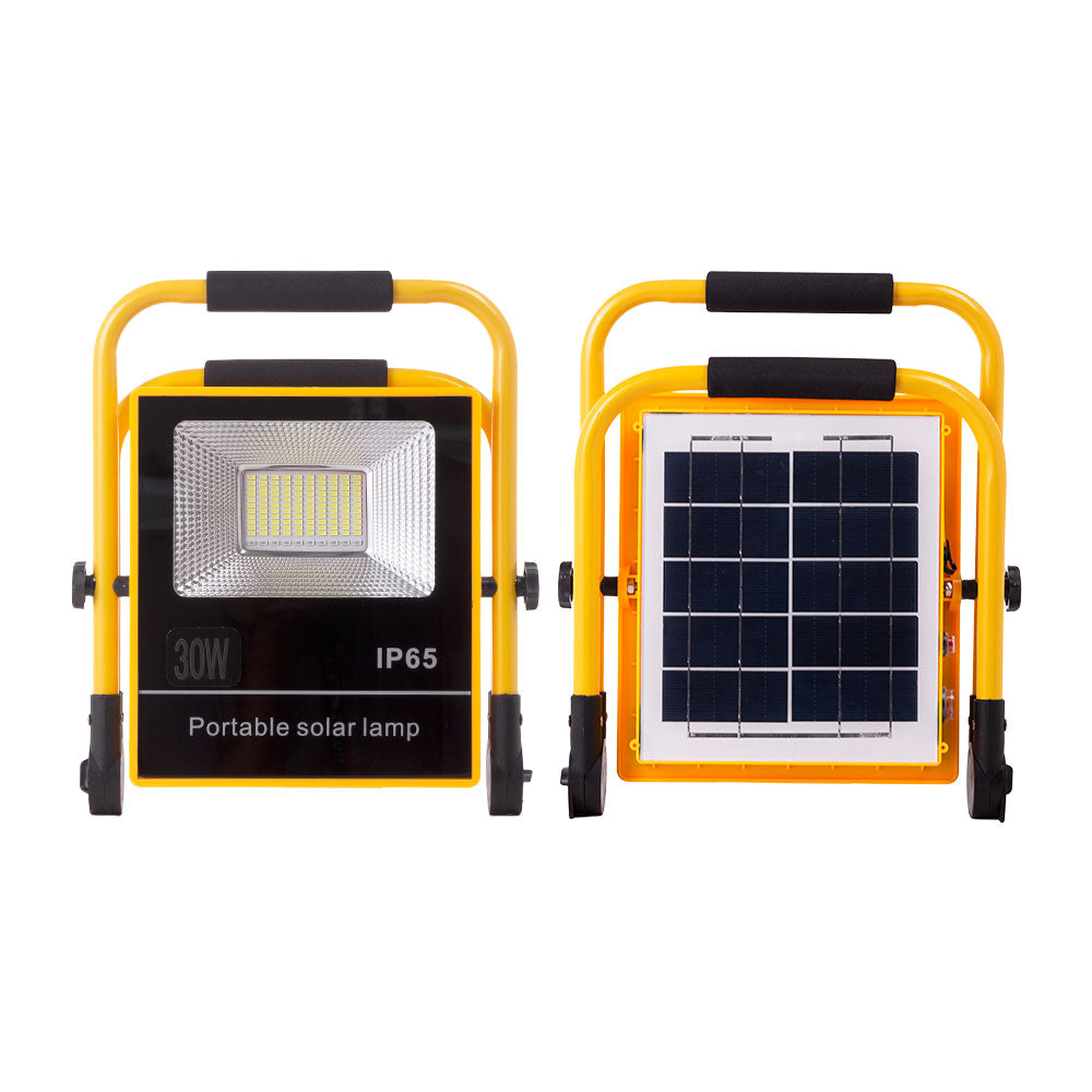 Projetor LED Solar 30W 6500K Painel: 6V/9W Battery: 3.2V/8000Mah Remote Control [Ho-Solarfl-30W-05]