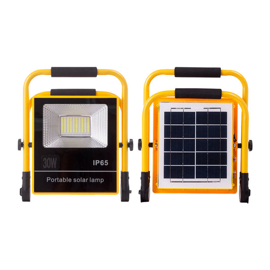 Projetor LED Solar 30W 6500K Painel: 6V/9W Battery: 3.2V/8000Mah Remote Control [Ho-Solarfl-30W-05]