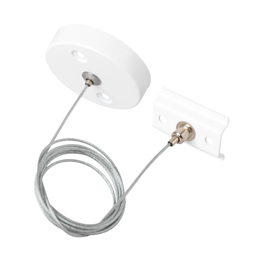 Suspensão para Pista Monofásica Branca 1 Metro [HO-SUS-M-B]