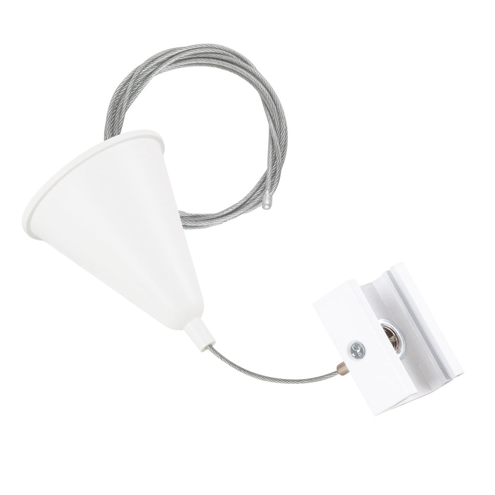 Suspensão para Trilho Trifásico Branco 1 Metro [HO-SUS-T-B]