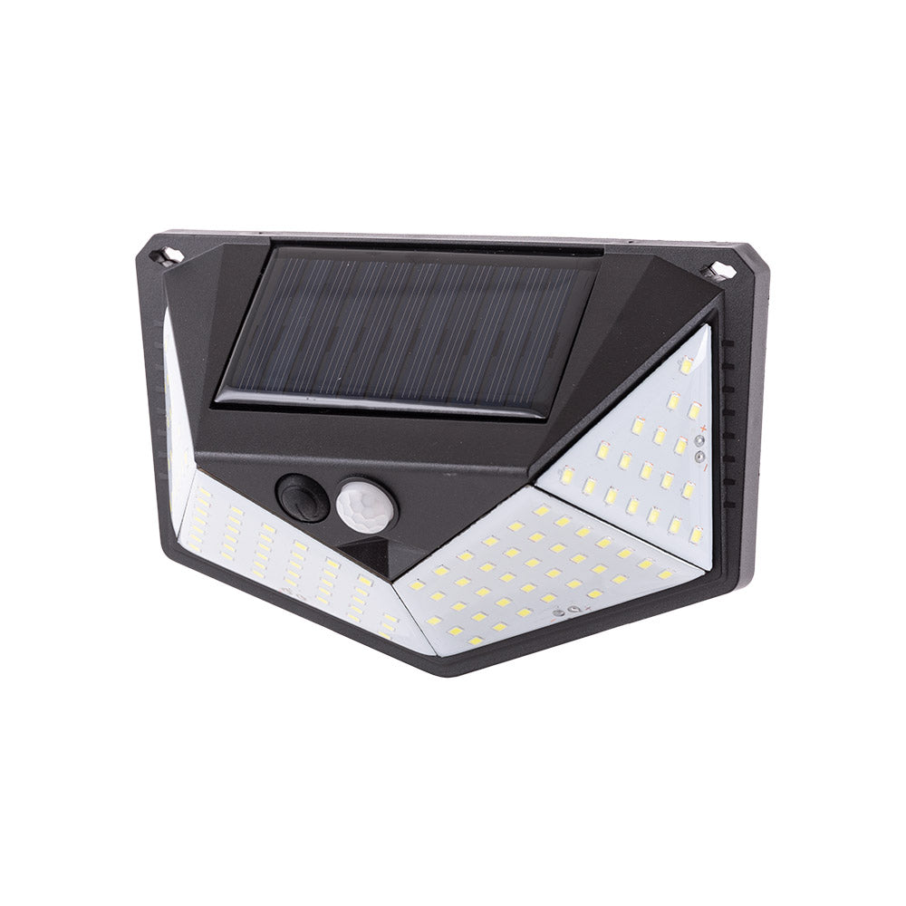 Lâmpada de Parede LED 6000ºK Sensor Solar IP65 40.000H [HO-SW6080-PIR]