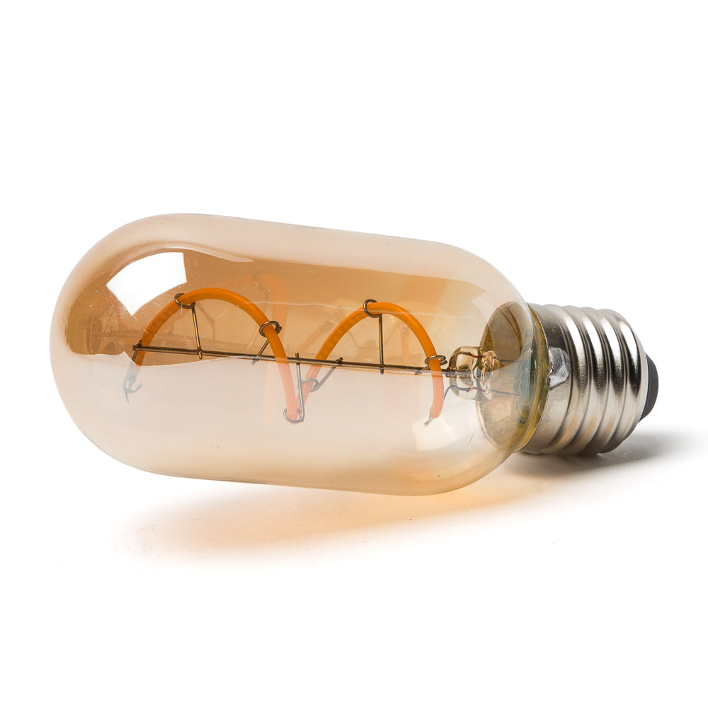 Lâmpada LED E27 4W 380Lm 2000ºK Filamento 40.000H [HO-T45-4W-R]