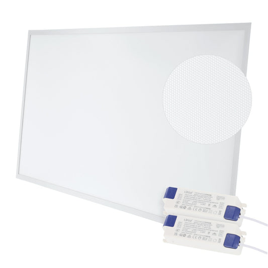 Painel LED 100W 10000Lm 4000ºK 120X60Cm 40.000H Driver Lifud UGR17 [HOPBD60120LIUGR17-W]