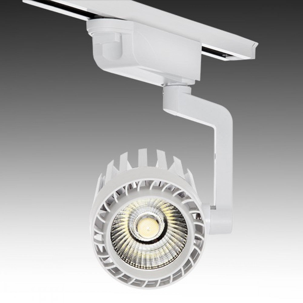 Foco LED Carril 30W 2.600Lm 6000ºK "Faith" Monofásico 40.000H [IDI-FC-D-30-CW]
