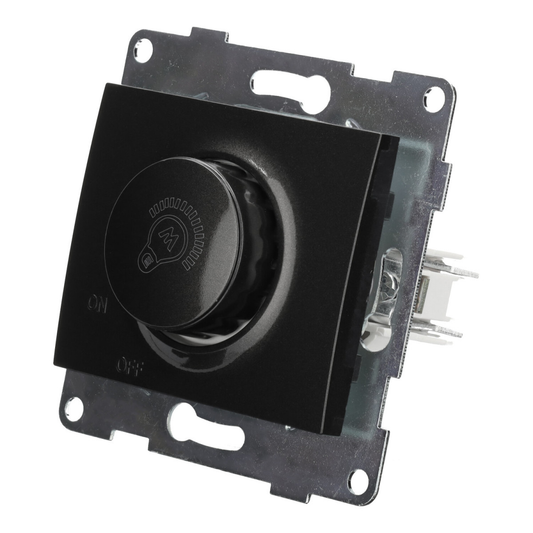 Regulador Dimmer Interruptor LED 500W Série PC com Moldura Espelho