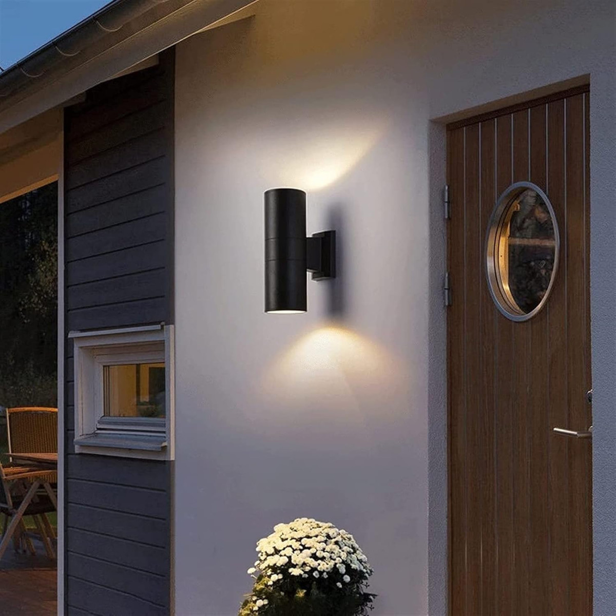 Aplique de Parede Moderno Exterior/Interior 2xGU10 IP54 