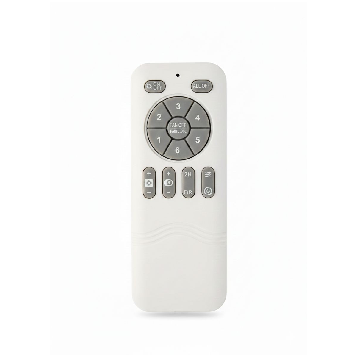 Ventoinha de Teto com Pás Retráteis e Luz LED 36W 3CCT | Motor DC 30W | 6 Velocidades | Comando - teclas