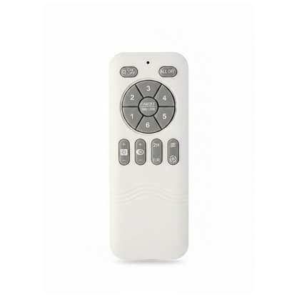 Ventoinha de Teto com Pás Retráteis e Luz LED 36W 3CCT | Motor DC 30W | 6 Velocidades | Comando - teclas