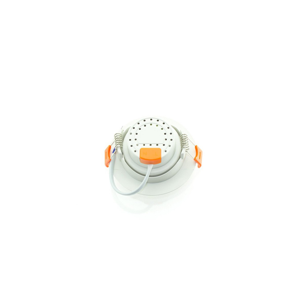 Downlight Circular LED 7W Redondo Orientável PC Series 620lm IP20 3000K-4000K-6000K