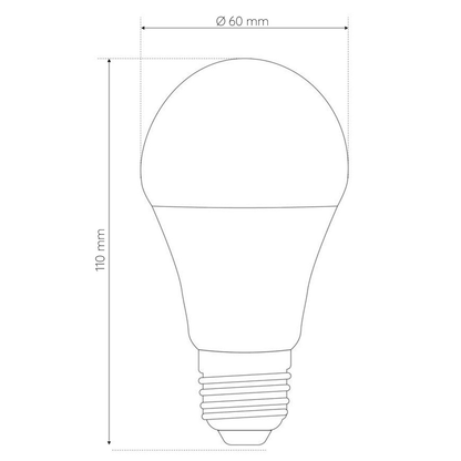 Lâmpada LED Esfera E27 10W 900lm