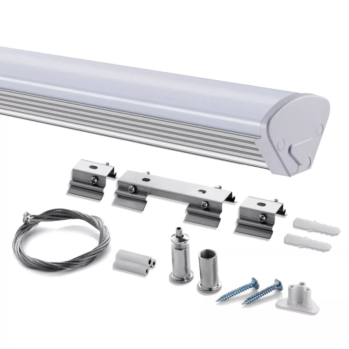 Armadura Barra LED Linear Acoplável 40W 120cm 4000lm 6000K IP42 Lumileds