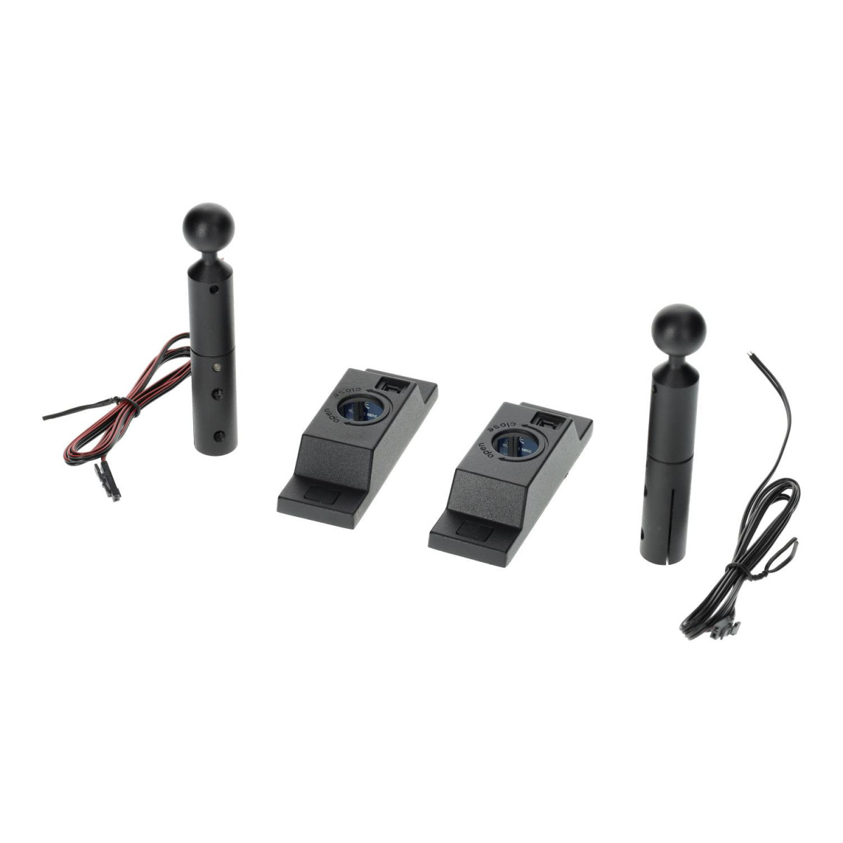 Kit de Montagem Suspenso para Perfil Fita LED com Condutores Integrados – Cabo 1m