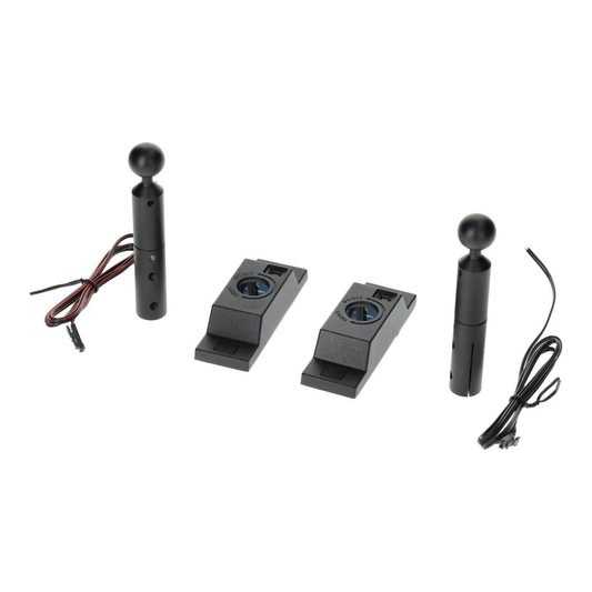Kit de Montagem Suspenso para Perfil Fita LED com Condutores Integrados – Cabo 1m