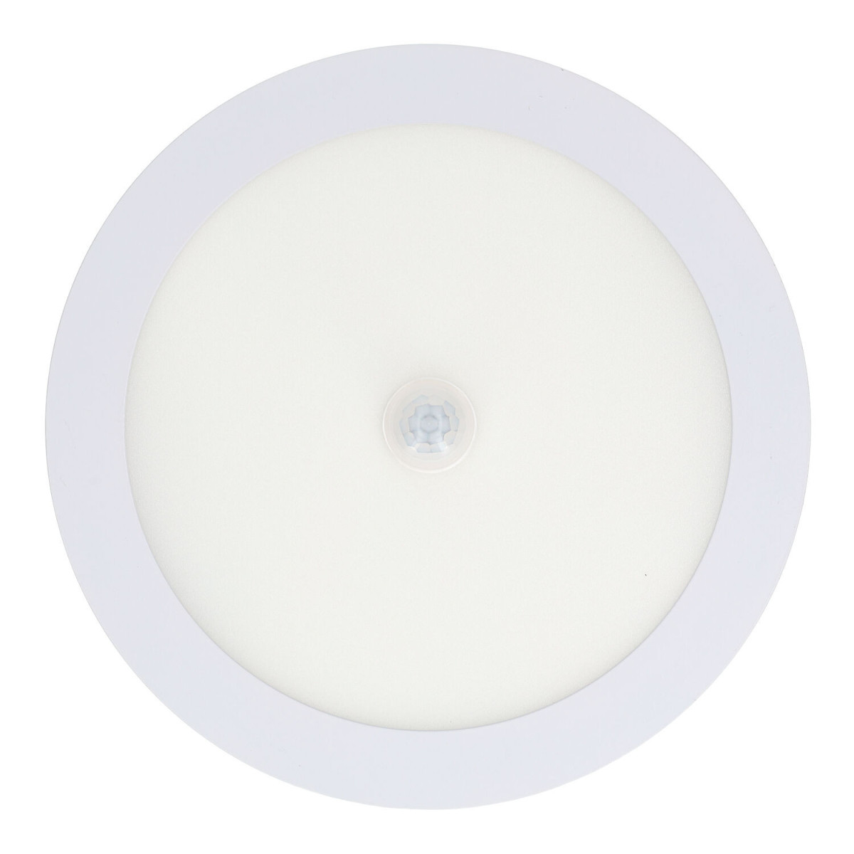Downlight Circular LED 18W com Sensor de Presença PIR 1620lm Branco Frio 6000K Quente 3000K Ø220mm