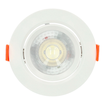 Downlight Circular LED 7W Redondo Orientável PC Series 620lm IP20 3000K-4000K-6000K